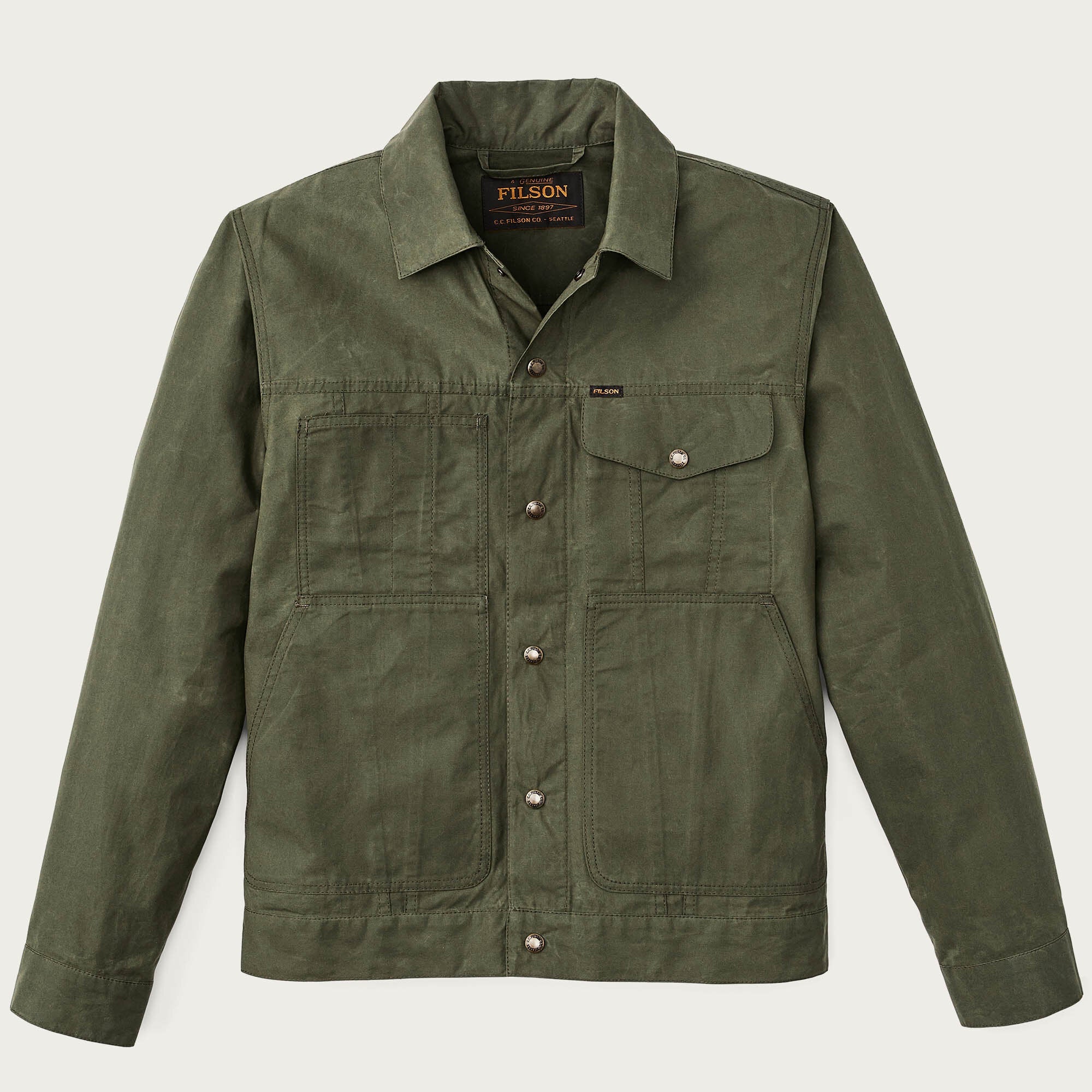 Filson Ranger Short Cruiser Jacket - Olive – American Classics London