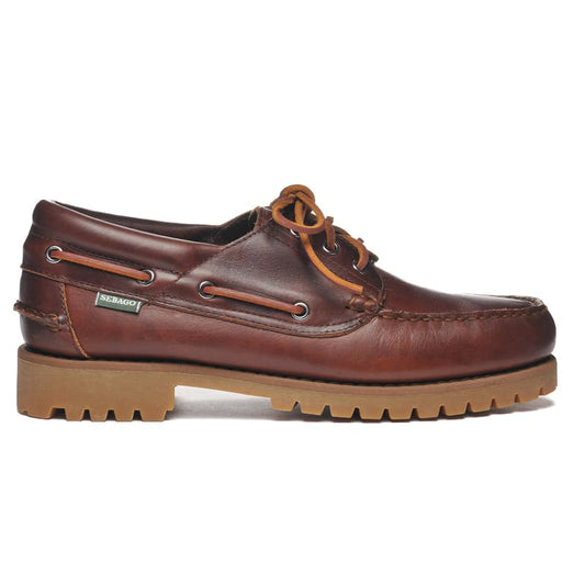 Sebago - Acadia Suede Waxed Moccasin - Brown Cinnamon