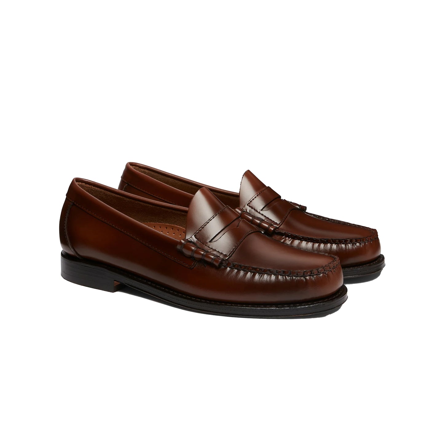 G.H.Bass Weejuns Larson Penny Loafer - Mid Brown Leather