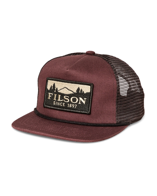 Filson Trucker Mesh Cap - Redwood/Scenic