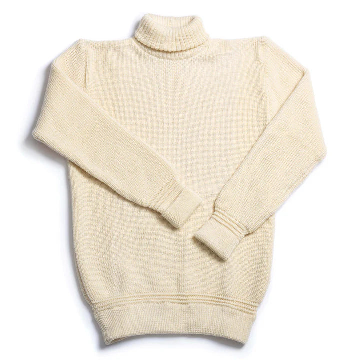 Heimat U Boat Roll Neck Sweater - Seashell
