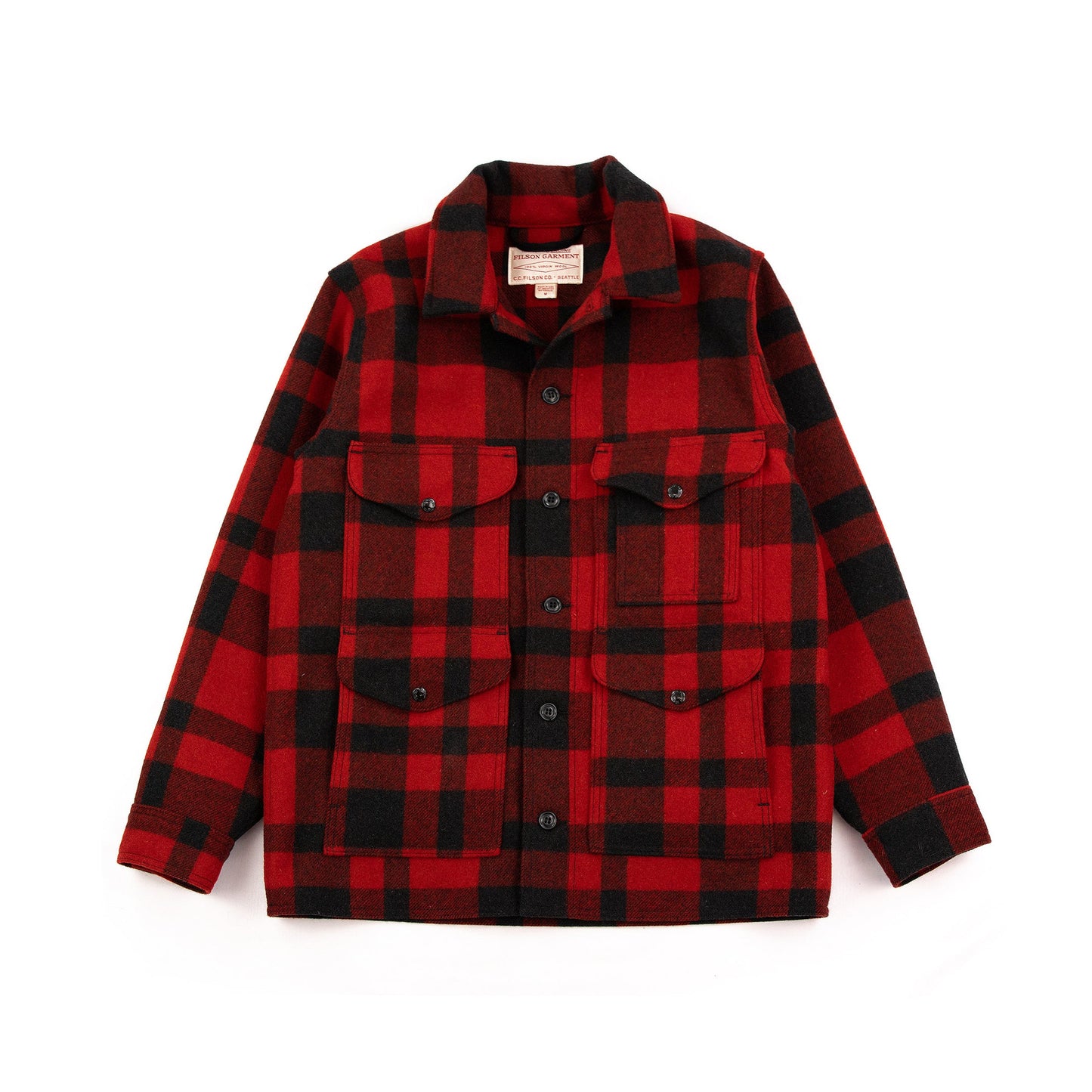Filson Mackinaw Cruiser - Red/Black Plaid