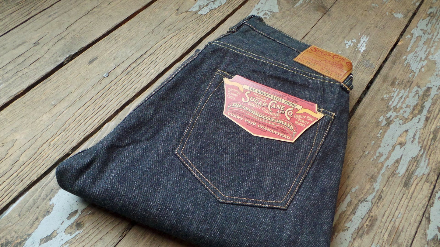 Sugar Cane 1947 14oz Red Selvedge Rigid Denim