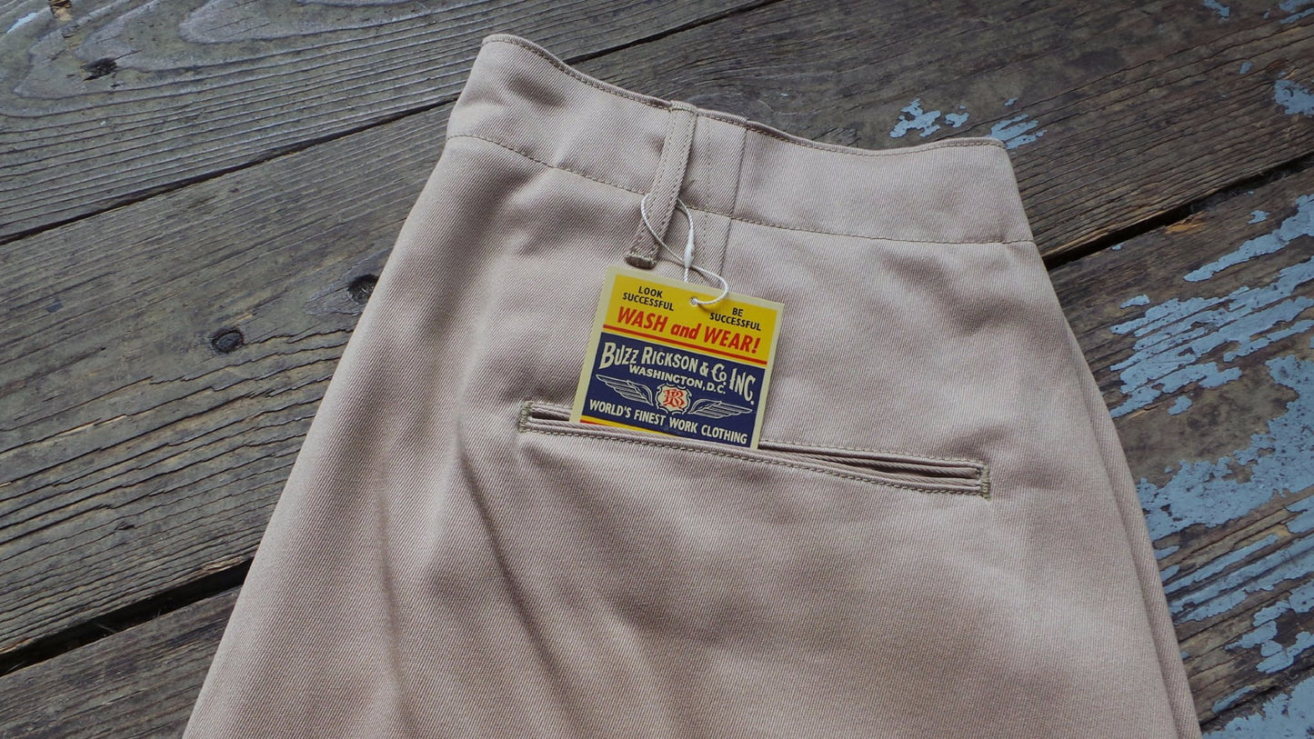 Buzz Rickson Original Spec Chinos Khaki