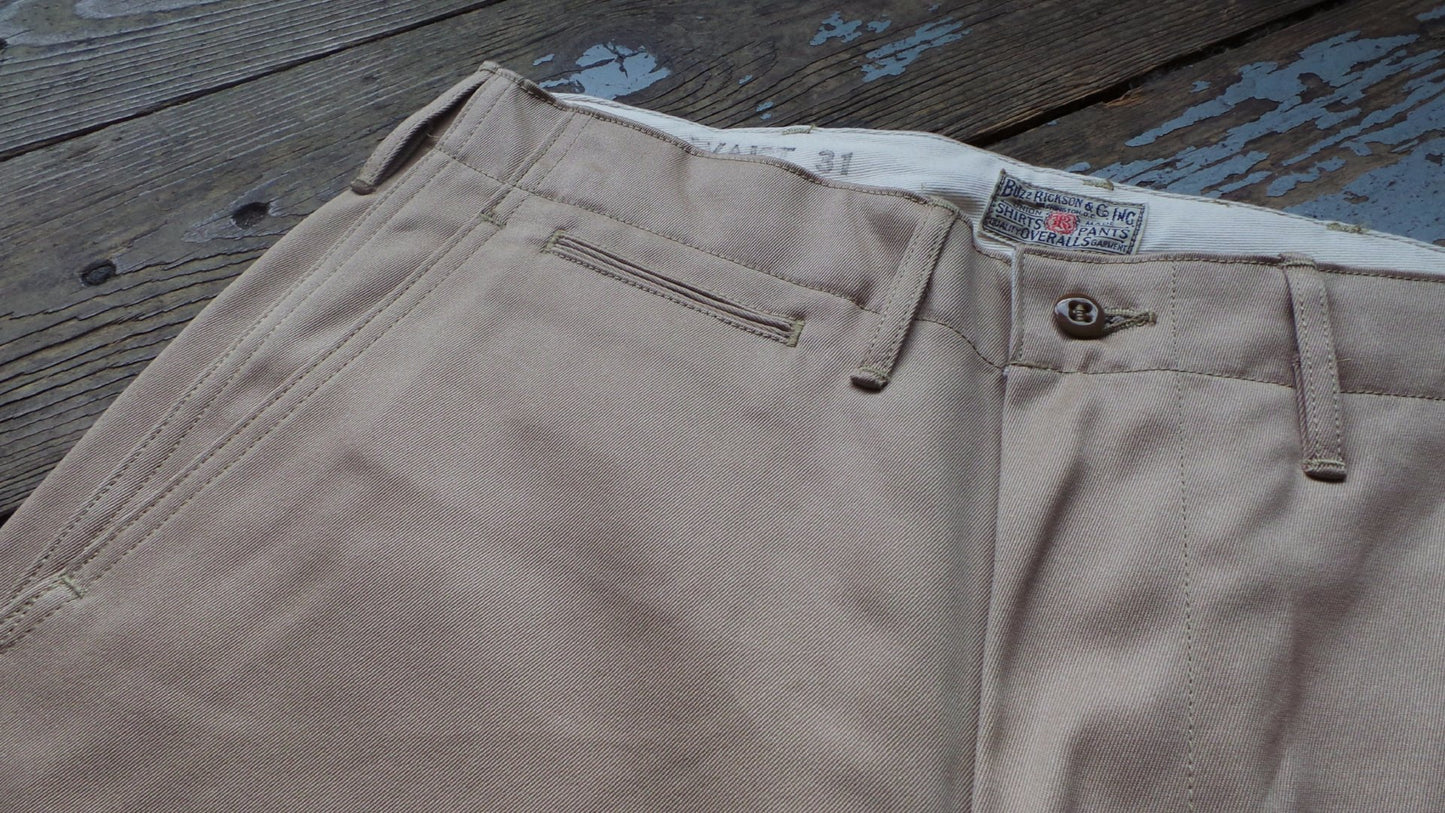 Buzz Rickson Original Spec Chinos Khaki