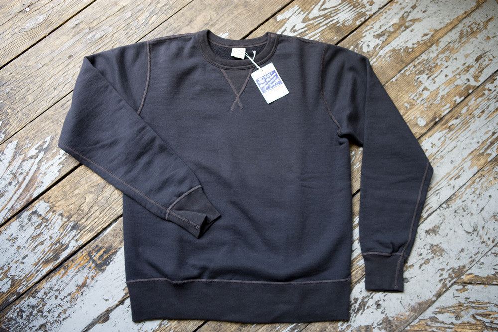Buzz Rickson Black Single-V Needle Sweatshirt | American Classics London