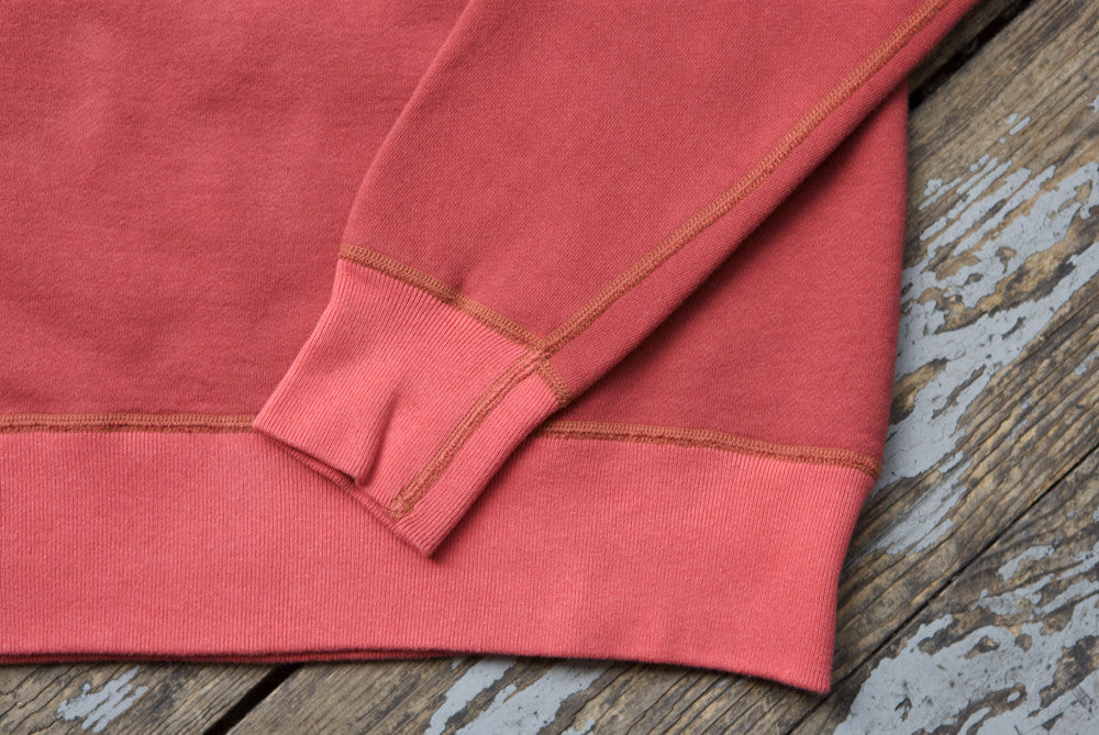 Buzz Rickson Red Single-V Needle Sweatshirt | American Classics London