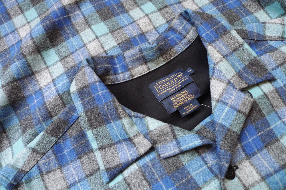 Pendleton Blue & Grey Board Shirt | American Classics London