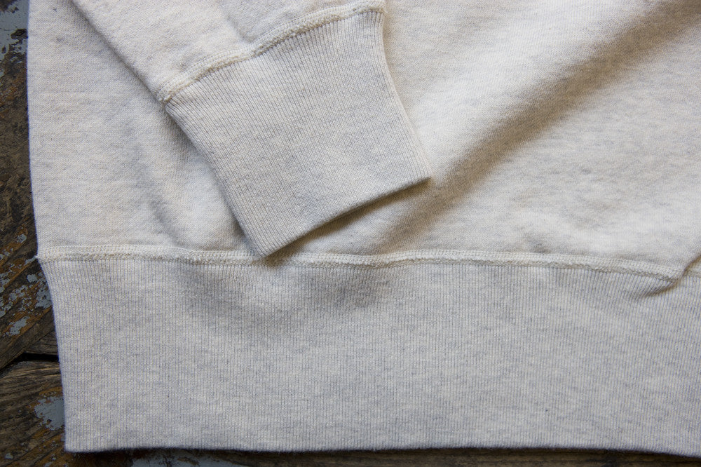 Buzz Rickson Oatmeal Single-V Needle Sweatshirt