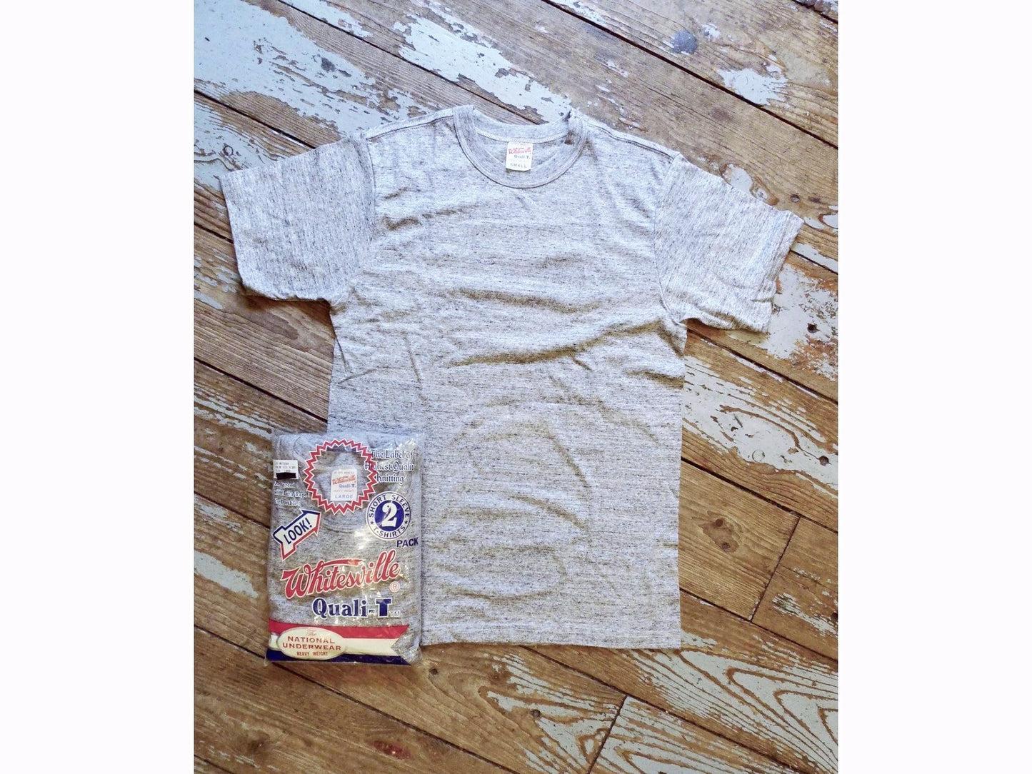 Sugar Cane Whitesville Grey T-Shirt 2-Pack | American Classics London