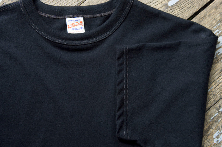 Sugar Cane Whitesville Black T-Shirt 2-Pack | American Classics London