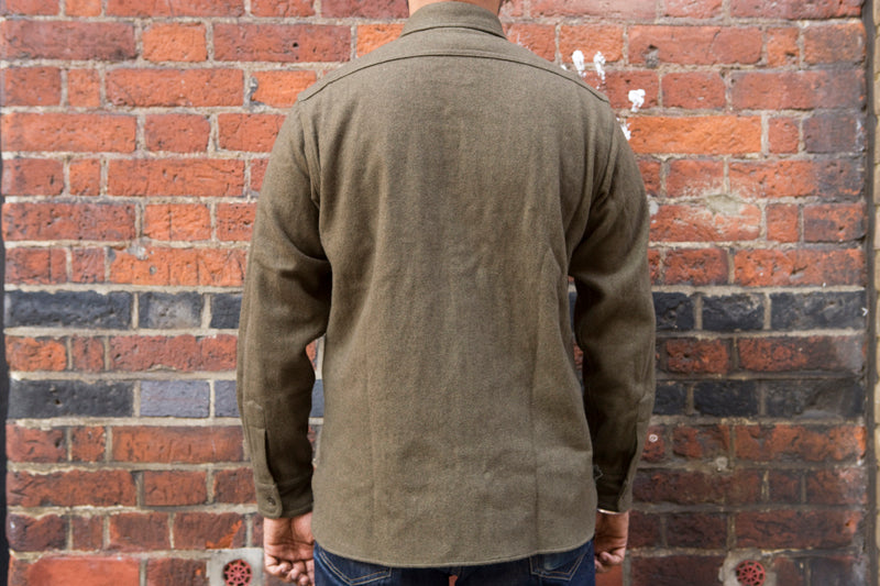 Buzz Rickson Wool Flight Shirt - Olive