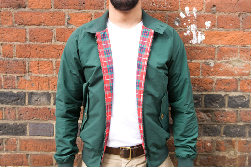 Baracuta G9 Harrington Racing Green