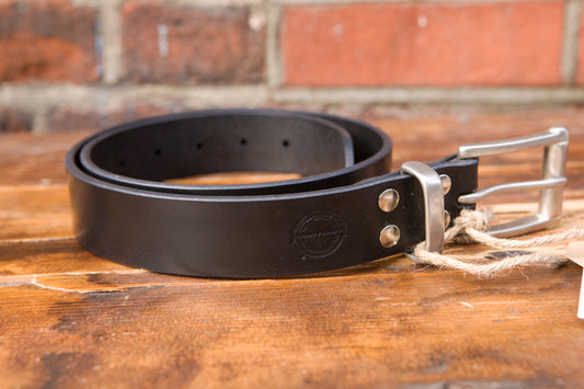 Barnes & Moore Belt- Black/Nickel