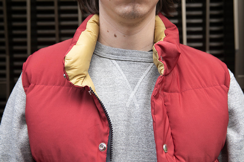 Crescent Down Works Italian Vest - Red