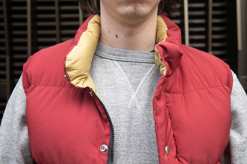 Crescent Down Works Italian Vest - Red - SALE