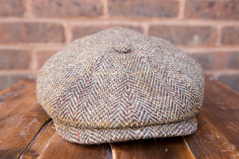 Stetson ‘Harris Tweed’ Herringbone Check Cap #367