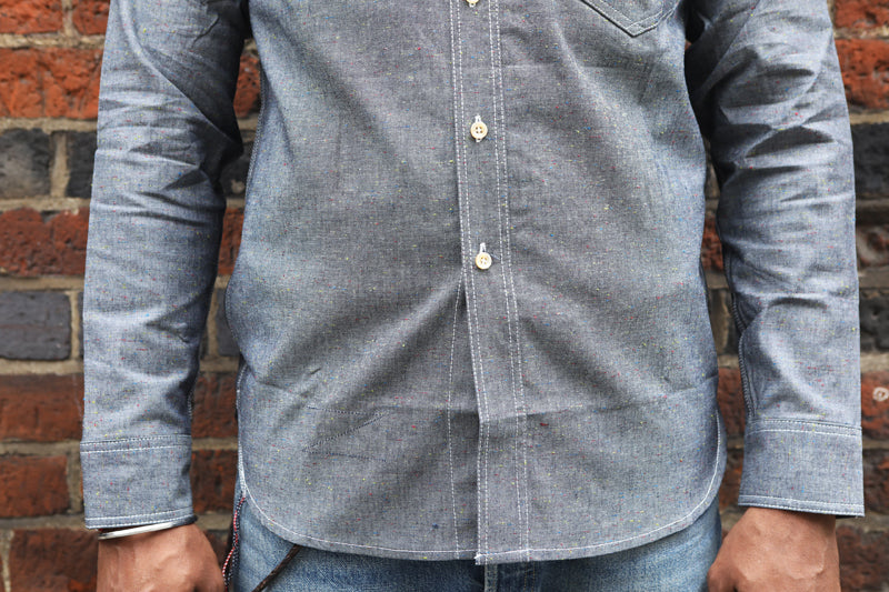 Oldblue Co ‘Workshirt TypeII’ - Neps Chambray - SALE 35% OFF