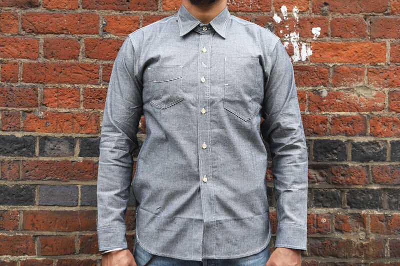 Oldblue Co ‘Workshirt TypeII’ - Neps Chambray - SALE 35% OFF