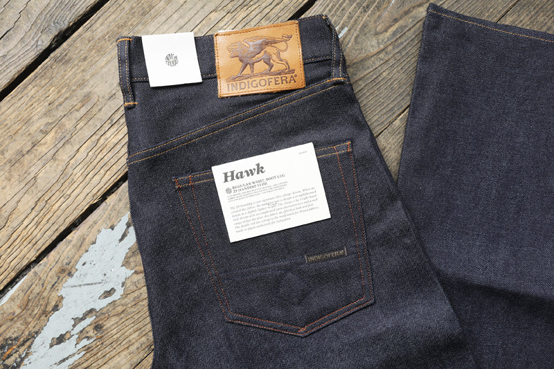 Indigofera ‘Hawk’ 13oz Selvedge Denim - Handdip - SALE