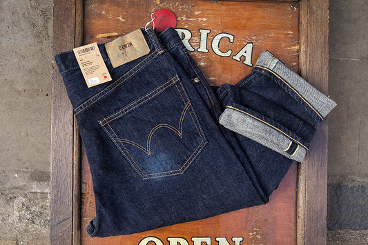 Edwin Loose Taper Dark Pure Indigo - Dark Used Wash - SALE