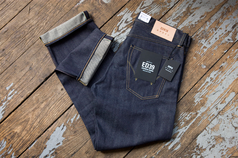 Edwin ‘ED-39’ 12.8oz Regular Loose Rainbow Selvedge – American Classics ...