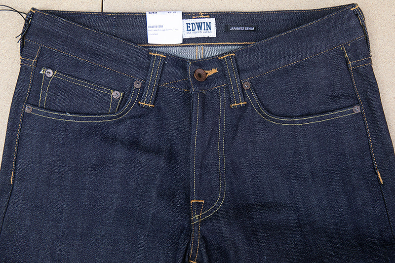 Edwin Ed-47 Regular Straight Red Listed Unwashed