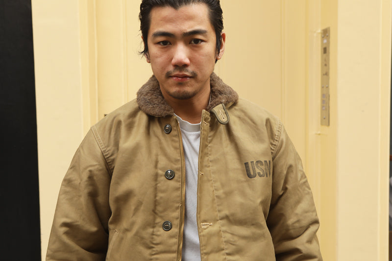 BUZZ RICKSON'S TYPE N-1 DECK JACKET DEMOTEX KHAKI