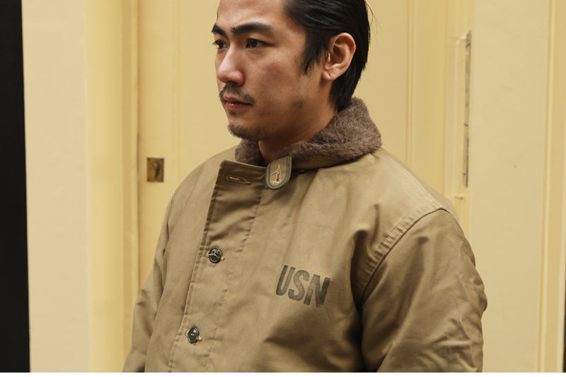 BUZZ RICKSON'S TYPE N-1 DECK JACKET DEMOTEX KHAKI