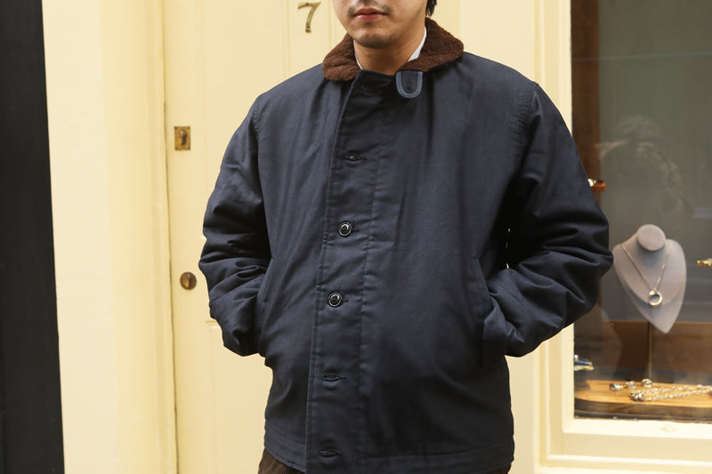 BUZZ RICKSON'S TYPE N-1 DECK JACKET DEMOTEX NAVY – American Classics London