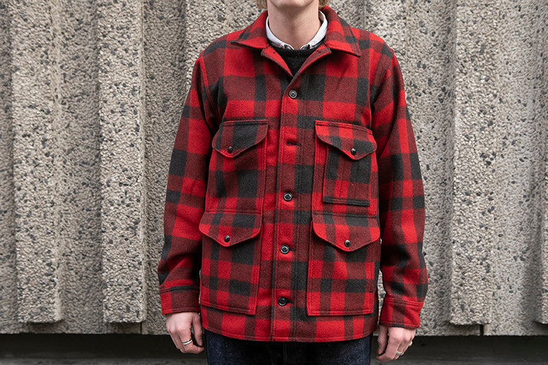 Filson Mackinaw Cruiser - Red/Black Plaid