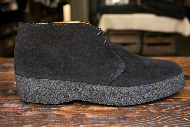 Sanders Brit Chukka Boot - Black Suede