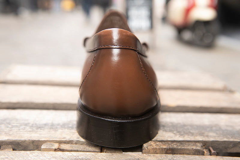 G.H.Bass Weejuns Larson Penny Loafer - Mid Brown Leather