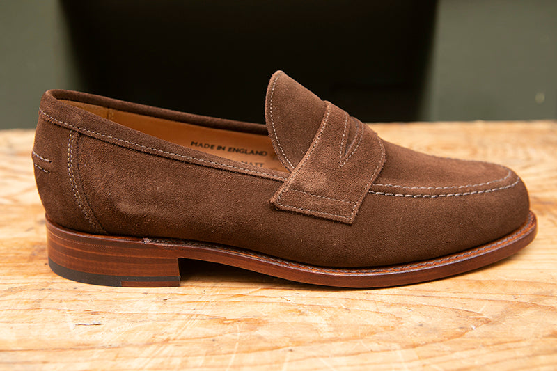 Sanders Adlwych Penny Loafer - Polo Snuff Suede