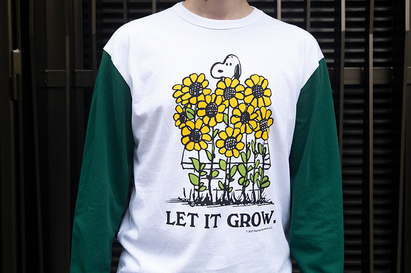 TSPTR Let it grow Baseball Jersey - White & Forest - SALE 35% OFF