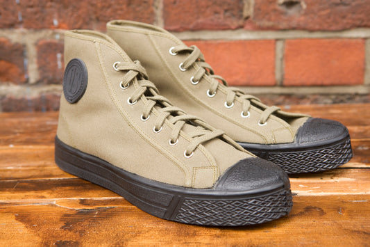 US Rubber Co High Top Sneaker - Military
